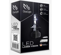 Комплект ламп Clearlight LED Laser Vision H7 4300 lm 24W с обманкой, 2 шт. CLLVLEDH7 canbus