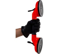 Стеклодомкрат-присоска WIEDERKRAFT вакуумная, 80 кг с изменяемым радиусом плоскости WDK-65620