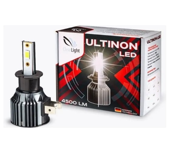 Лампа Clearlight LED Ultinon H3 4500 lm 1шт. 5000K CLULTLEDH3 1