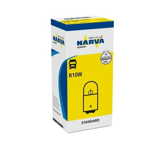 Автолампа NARVA R10W BA15d 24V 173223000