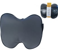 Подушка на подголовник GARDE 30x28 см, карабин, эко-кожа, перфорация, темно-серая GTX06PG