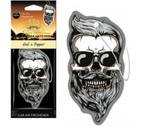 Картонный ароматизатор AROMA CARDIA DE LOS MUERTOS Oud & Pepper Skull 83120