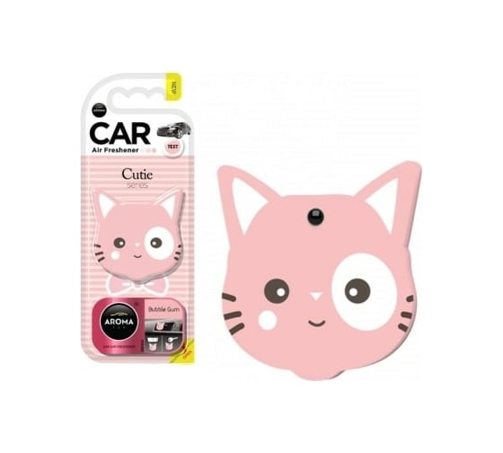 Полимерный ароматизатор AROMA CAR ART CATS CUTIE Bubble Gum 83192 1