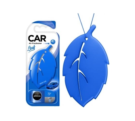 Полимерный ароматизатор AROMA CAR LEAF 3D New Car 83129