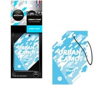 Картонный ароматизатор AROMA CAR URBAN CAMO Ocean Wave 83166