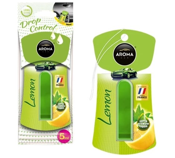 Мембранный ароматизатор AROMA CAR DROP CONTROL Lemon 92289