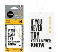 Картонный ароматизатор AROMA CAR GET INSPIRED Floral Fruity 92729