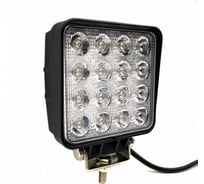 Светодиодная фара Вымпел WL-148CF ближний свет, кв. мет. корп. 16 LED, 48W/ 5200