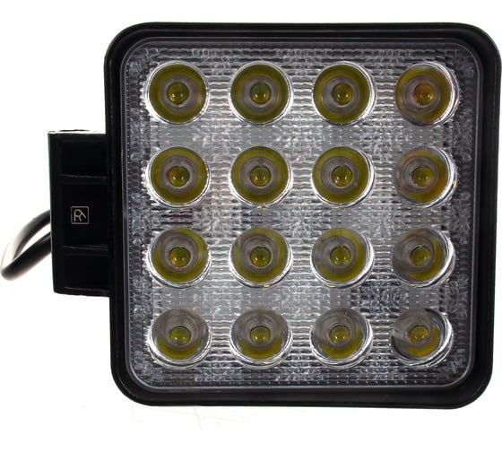 Светодиодная фара Вымпел WL-148CF ближний свет, кв. мет. корп. 16 LED, 48W/ 5200