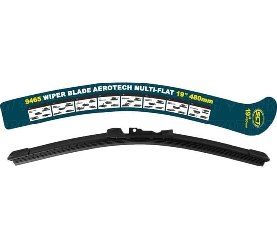 Щетка стеклоочистителя SCT AEROTECH MULTI-FLAT 19" 480 mm 9465 1