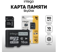 Карта памяти INTEGO skydisk 16gb SD-016