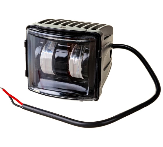 Светодиодная фара Вымпел WL-530 кв. мет. корп., LENS, 2 LED, 30W 5206