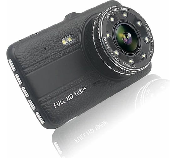 Видеорегистратор Вымпел H-28 2 камеры, FHD 1080p, экран 3.9”, G-сенсор 6080