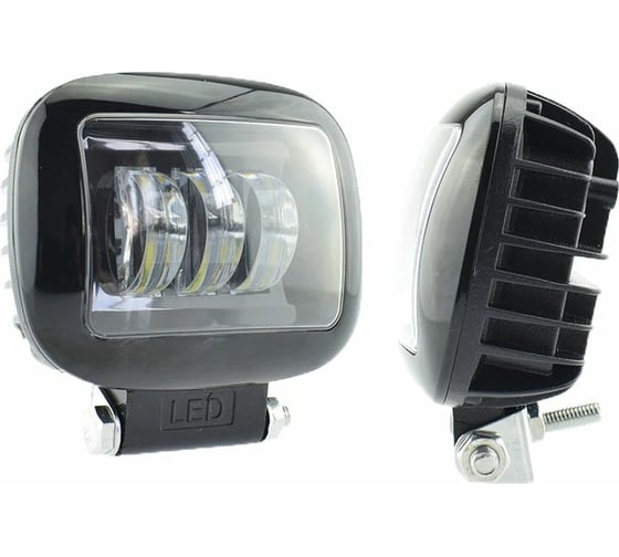 Светодиодная фара Вымпел WL-330 квадратная металлический корпус, LENS, 3 LED, 45W 5204