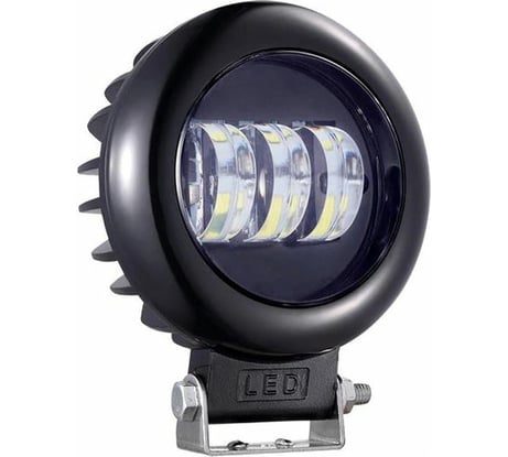 Светодиодная фара Вымпел WL-430 круглая металлический корпус, LENS, 3 LED, 45W 5209