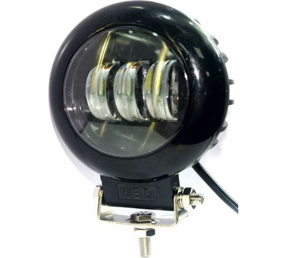 Светодиодная фара Вымпел WL-430 круглая металлический корпус, LENS, 3 LED, 45W 5209