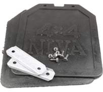 Задние брызговики KIT++ ВАЗ-2121-21213 к-т 2 шт. + крепёж 101ZR09