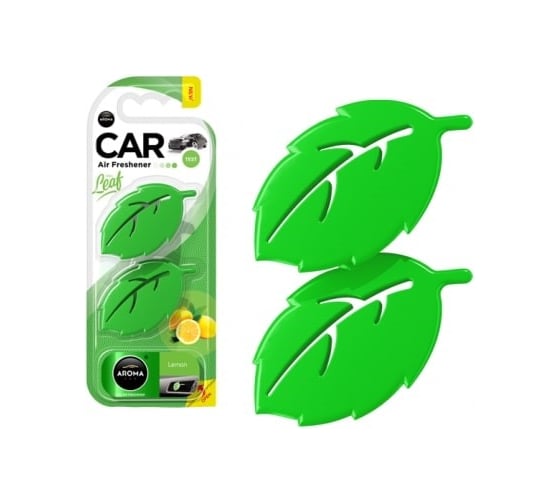 Полимерный ароматизатор AROMA CAR LEAF 3D mini Lemon 83134 1