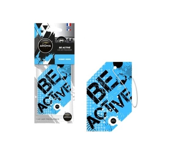 Картонный ароматизатор AROMA CAR BE ACTIVE Ocean Wave 83161 1