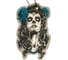 Картонный ароматизатор AROMA CAR DIA DE LOS MUERTOS Blue Diamond Girl 83116 2