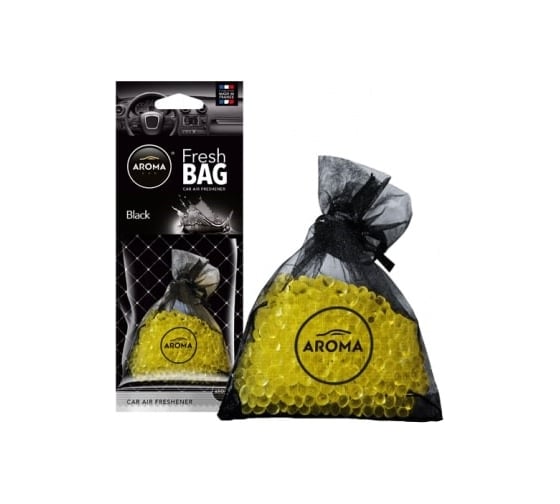 Полимерный ароматизатор AROMA CAR FRESH BAG Black 92608 1
