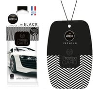 Картонный ароматизатор AROMA CAR PRESTIGE CARD Black 92664