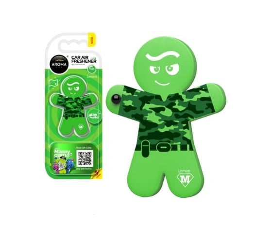 Полимерный ароматизатор AROMA CAR MANNY lemon 92995 1