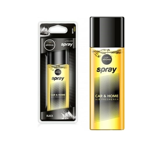 Ароматизатор-спрей AROMA CAR PUMP SPRAY Black 63186 1