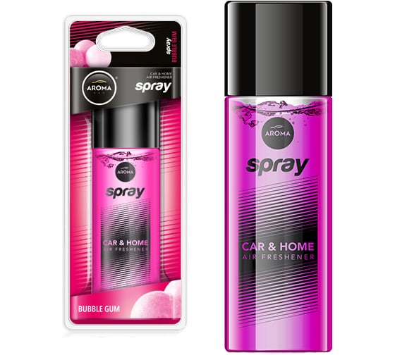 Спрей-ароматизатор AROMA CAR PUMP SPRAY Bubble gum 92797 1