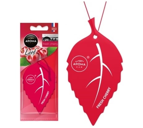 Картонный ароматизатор AROMA CAR LEAF Fresh Cherry 92215