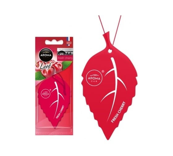 Картонный ароматизатор AROMA CAR LEAF Fresh Cherry 92215 1