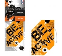 Картонный ароматизатор AROMA CAR BE ACTIVE Spicy Root 83163