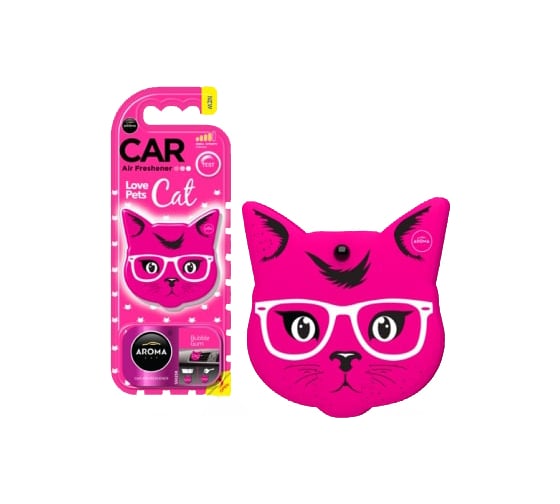Полимерный ароматизатор AROMA CAR CATS Cat Pink Blossom 92568 1