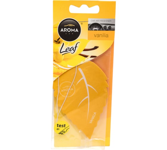 Картонный ароматизатор AROMA CAR LEAF Vanilla 92089 1