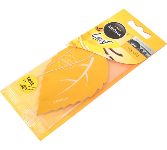 Картонный ароматизатор AROMA CAR LEAF Vanilla 92089