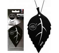 Картонный ароматизатор LEAF AROMA CAR Black 92088