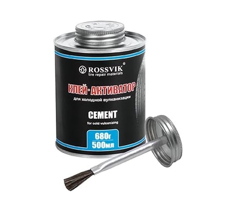 Клей-активатор ROSSVIK 500 мл/680 г, банка с кистью НФ-00000820
