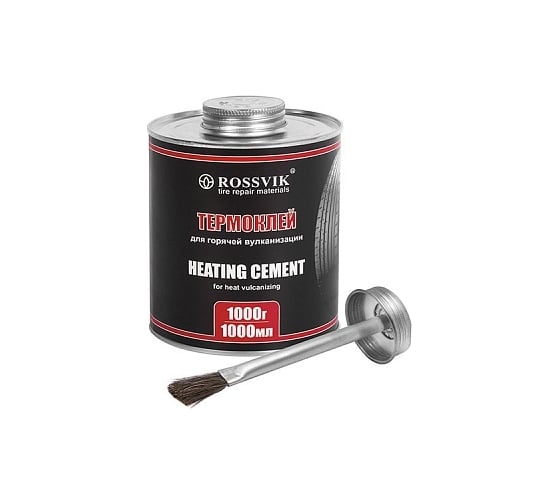 Термоклей ROSSVIK 1000мл/1000г банка с кистью TG.10.K.1 1