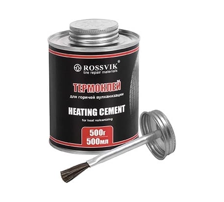 Термоклей ROSSVIK 500 мл/500 г, банка с кистью НФ-00000895