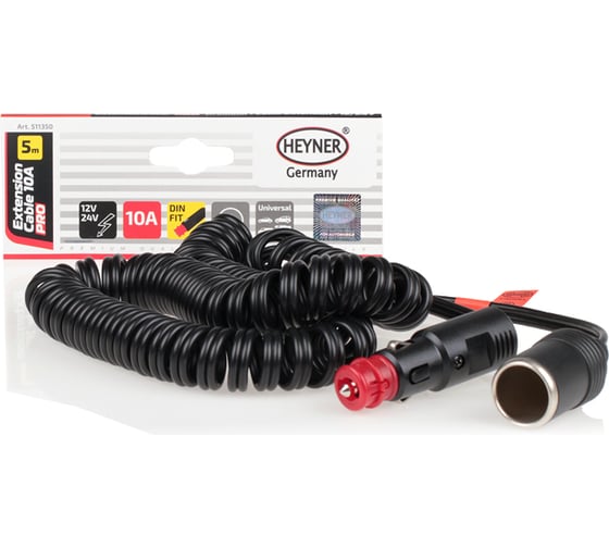Удлинитель прикуривателя Heyner PRO, 12 В, 5 м 511 350 1