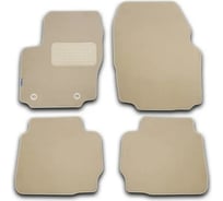 Коврики в салон Autofamily CITROEN C5 АКПП 2004-2008, сед., 4 шт. (текстиль, бежевые) / Ситроен С5 NLT.10.08.11.112kh