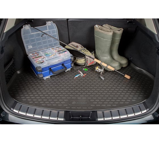 Коврик в багажник Element подходят для GEELY Atlas Pro (FX11) 2023 - Внедорожник 5 дв. 1шт. (полиуретан) / Д ELEMENTAN0682B13