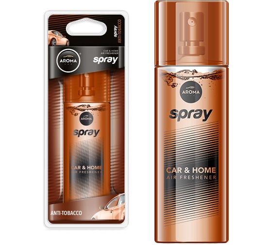 Спрей ароматизатор AROMA CAR PUMP SPRAY Anti Tobacco 92057
