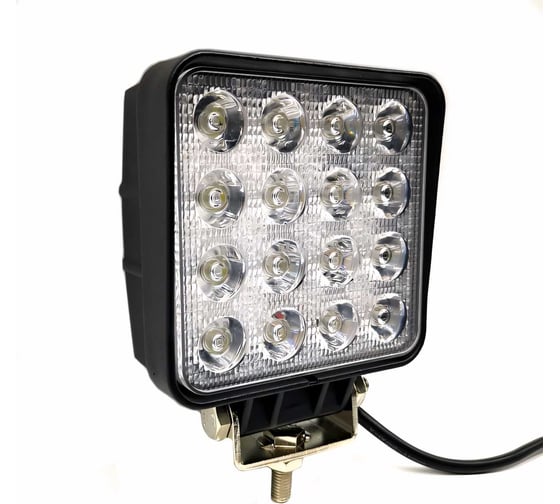 Светодиодная фара Вымпел WL-148CS /дальн. свет, кв. мет. корп. 16 LED, 48W/ 5201 16247409