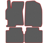 Коврики в салон Klever EVA подходят для HONDA U-RV 2023-, кросс.,(красная окантовка), 4шт. / Хонда УРВ EVA.R.0501804622110k