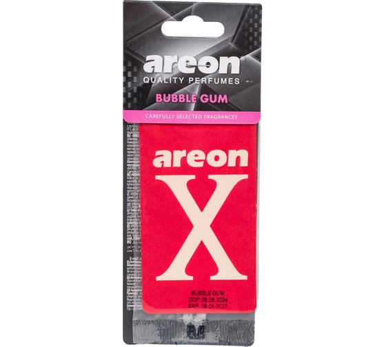 Ароматизатор Areon "X-VERSION RED-Bubble Gum" XV01 1