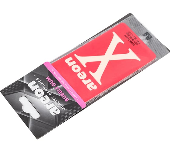 Ароматизатор Areon "X-VERSION RED-Bubble Gum" XV01