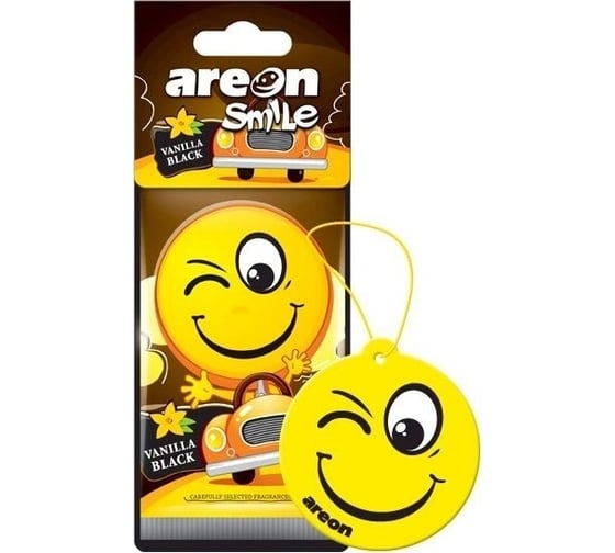 Ароматизатор Areon "SMILE RING" VANILLA BLACK ASD22