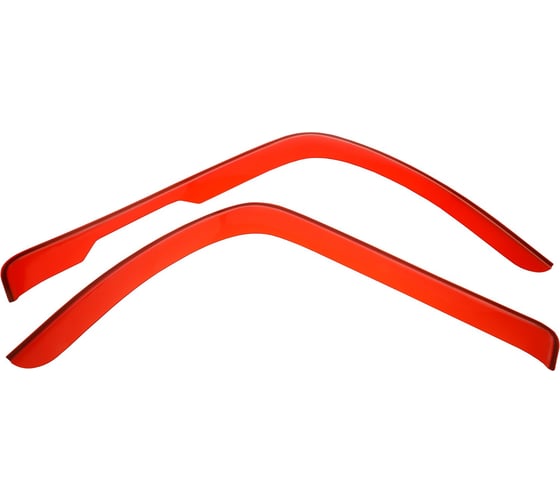 Дефлектор окон REIN DONGFENG C80, C120, Z80 грузовик (коммерч.) 2023-, накладной, красный / С120 REINWV1270