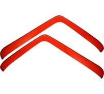 Дефлектор окон REIN SHACMAN X6000 грузовик, тягач 2022-, накладной, красный / Шакман Х6000 REINWV1289